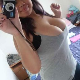 self shot of busty teen 10