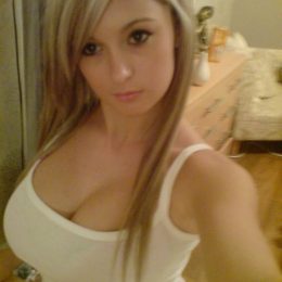 self shot of busty teen 14